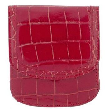 Taxi Wallets  - Alligator Print - Red
