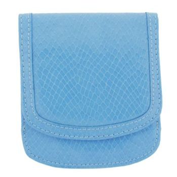 Taxi Wallets  - Queen Snake Print - Sky Blue