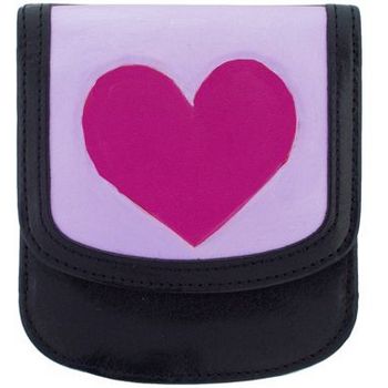 Taxi Wallets  - Artist Series - Heart Purple/Fuchsia (1)