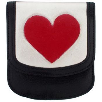 Taxi Wallets - Artist Series - Heart Silver/Red (1)