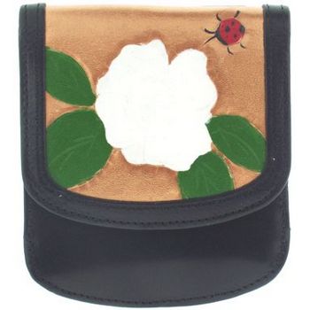 Taxi Wallets  - Artist Series - Flower Tan