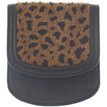 Taxi Wallets  - Leopard Print - Black