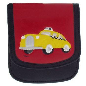 Taxi Wallets - Artist Series - Red Taxi