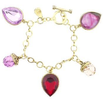 Yochi - Charm Bracelet - Shades of Amethyst (1)